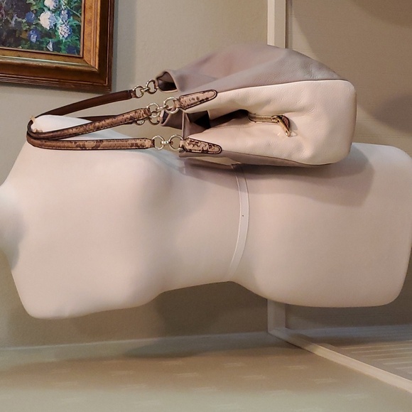 Coach exotic Phoebe bag taupe/white - Picture 4 of 16